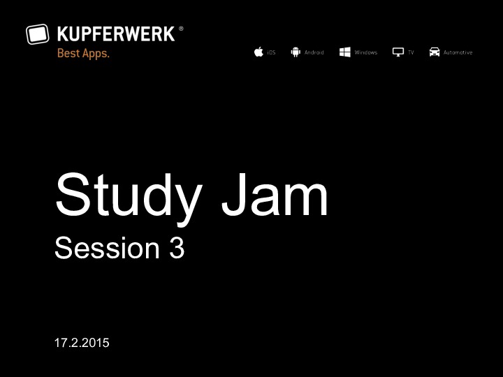 Android Study Jam 3